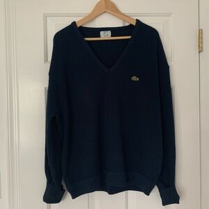 VTG Lacoste Sweater Navy Blue XL L M S men women unisex